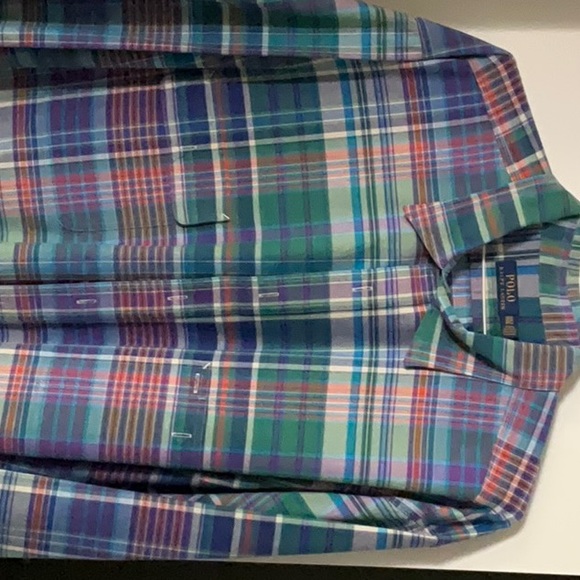 Polo Ralph Laurent shirt.  Starched, fresh from cleaners. Long sleeve - Picture 2 of 3